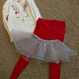 Girls Christmas jammies. Size 5t